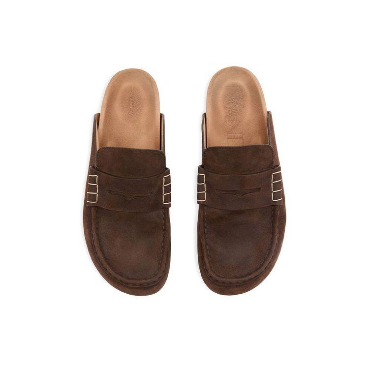 JW ANDERSON braon ženske papuče