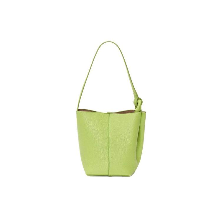 JW ANDERSON Corner Small Bucket limeta zelena ženska tašna 