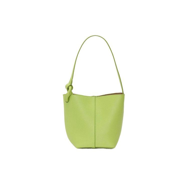 JW ANDERSON Corner Small Bucket limeta zelena ženska tašna 