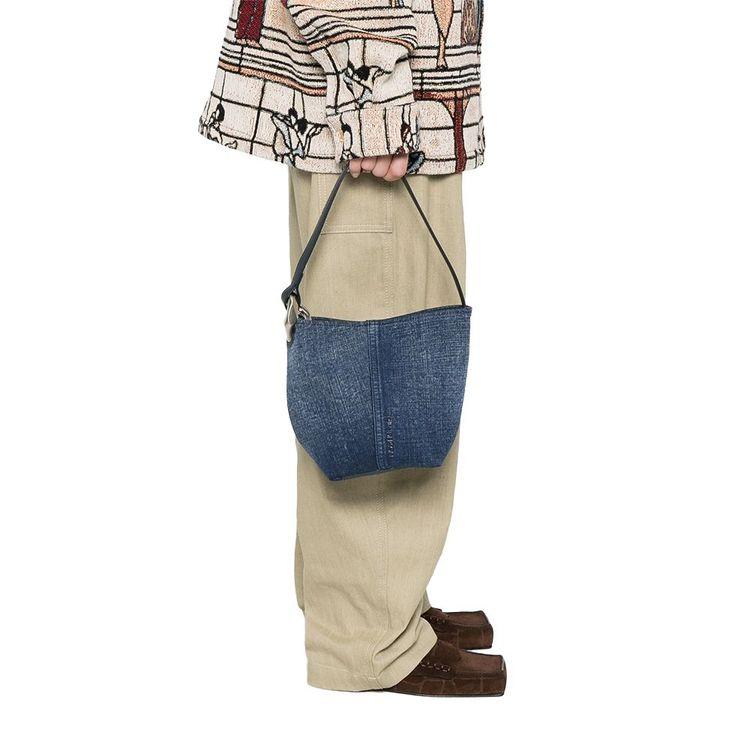 JW ANDERSON Corner Small Bucket teksas ženska tašna