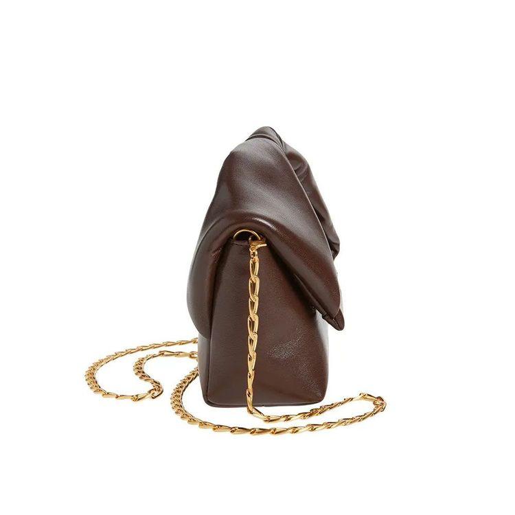 JW ANDERSON Midi Twister braon tašna