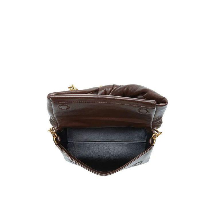 JW ANDERSON Midi Twister braon tašna