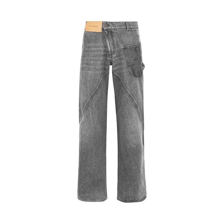 JW ANDERSON ženske sive farmerice