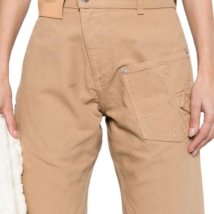 JW ANDERSON bež ženske farmerice