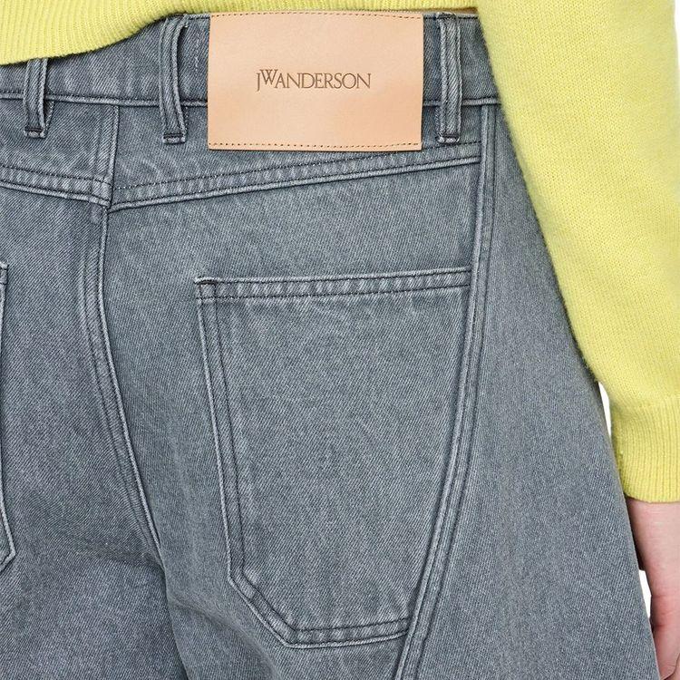 JW ANDERSON sive ženske široke farmerice