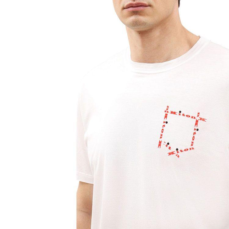 KITON bijela muška majica