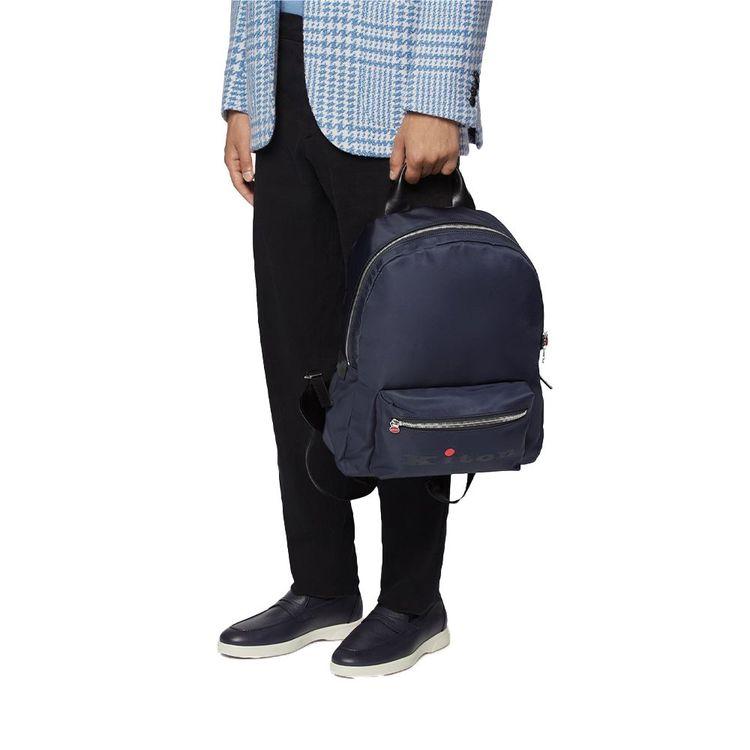 KITON teget platneni ruksak