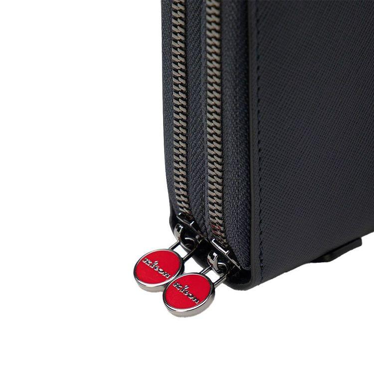 KITON teget muška torba sa dva rajfešlusa