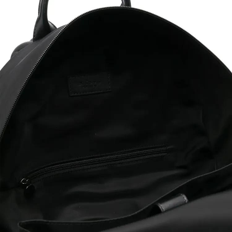 KITON crni muški platneni ruksak