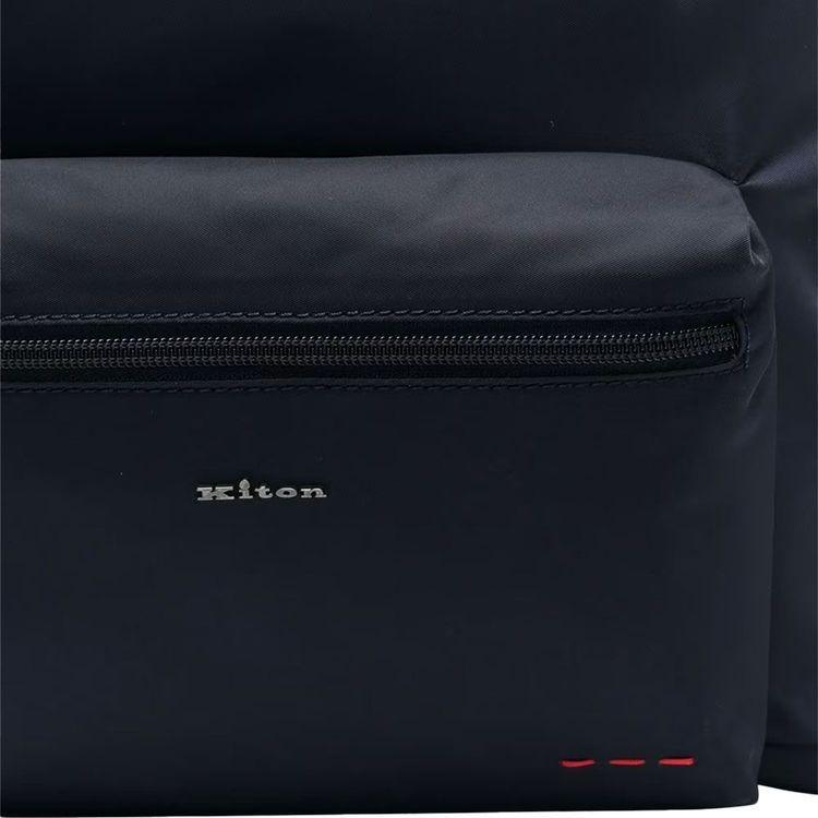 KITON teget muški platneni ruksak