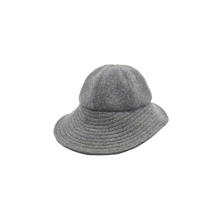 LORENA ANTONIAZZI siva ženska kapa sa štepanim obodom