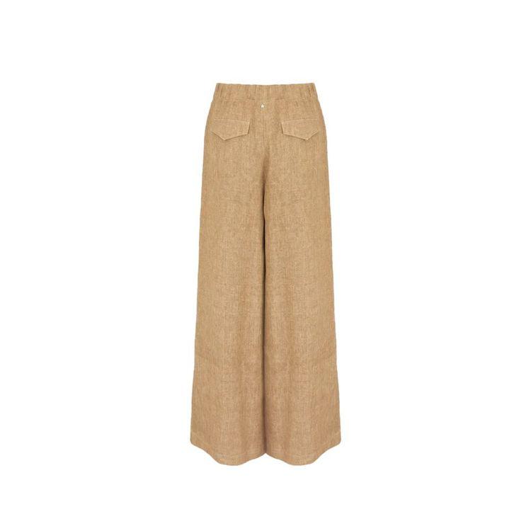 LORENA ANTONIAZZI kamel ženske pantalone