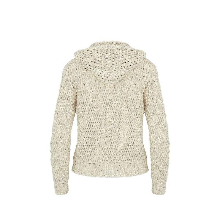 LORENA ANTONIAZZI bež pleteni ženski duks