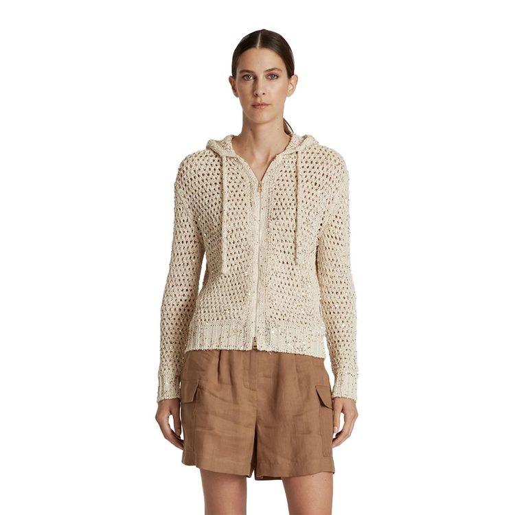 LORENA ANTONIAZZI bež pleteni ženski duks