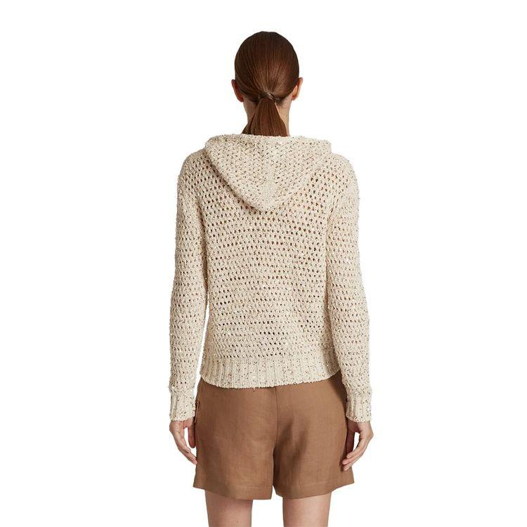 LORENA ANTONIAZZI bež pleteni ženski duks