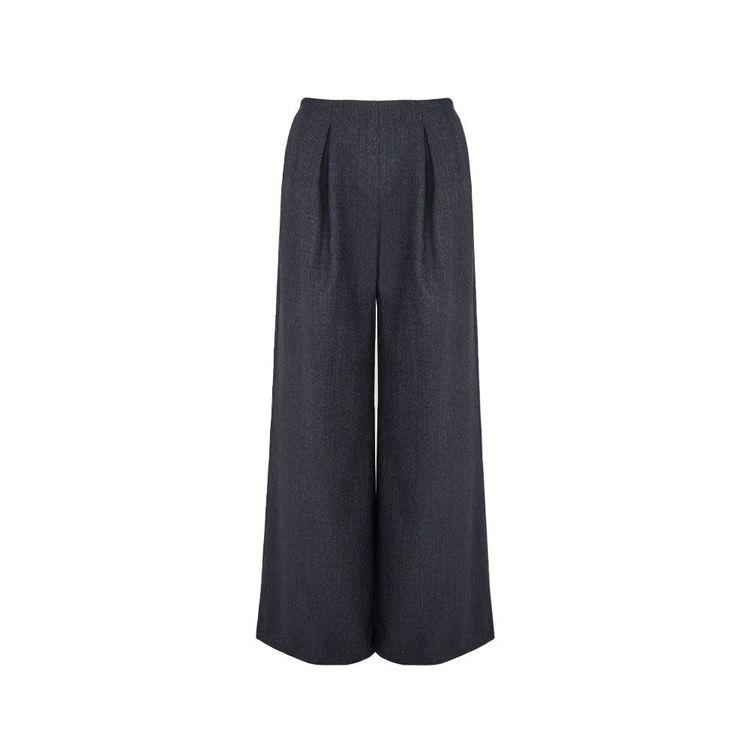 LORENA ANTONIAZZI tamni teksas ženske široke pantalone