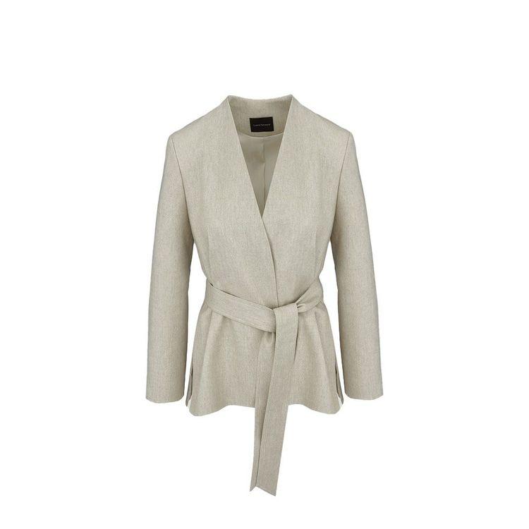 LORENA ANTONIAZZI bež ženski sako sa pjasem