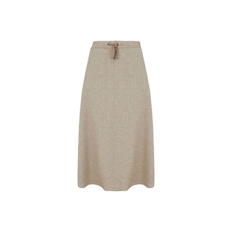 LORENA ANTONIAZZI bež suknja sa lastikom u pojasu