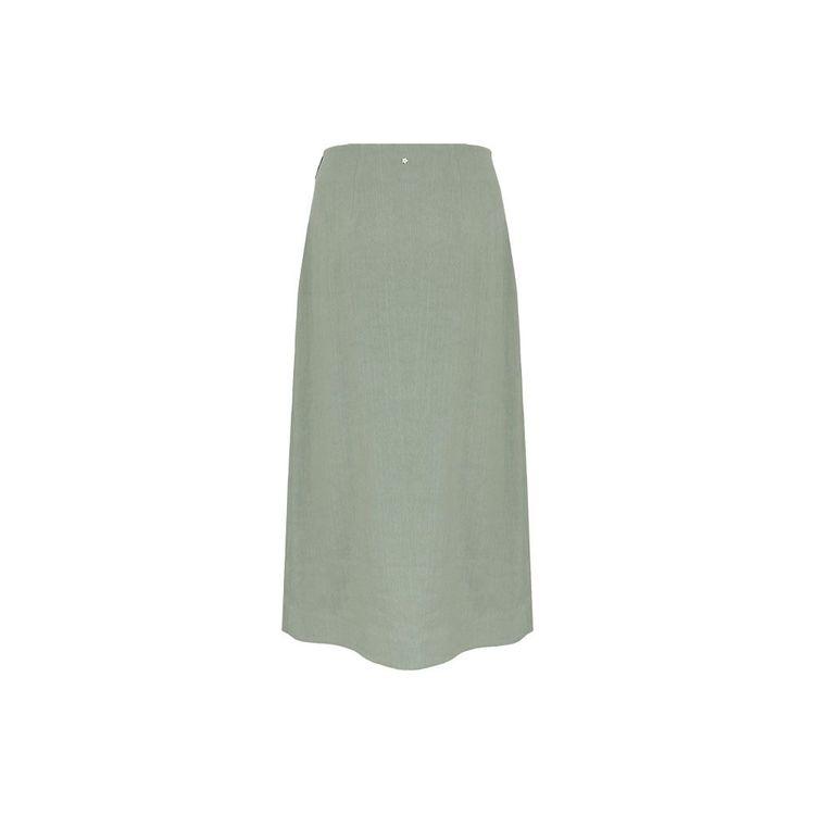 LORENA ANTONIAZZI mint suknja sa braon kožnim kaišem