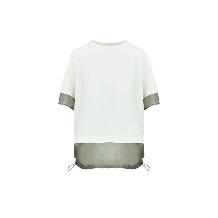 LORENA ANTONIAZZI bijela ženska majica od svile