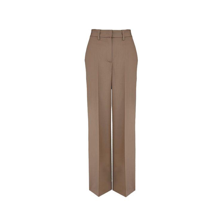 LORENA ANTONIAZZI svijetlo braon ženske pantalone