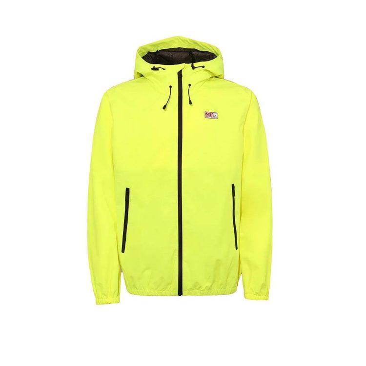 MC2 SAINT BARTH fluo-žuta dječija jakna sa kapuljačom