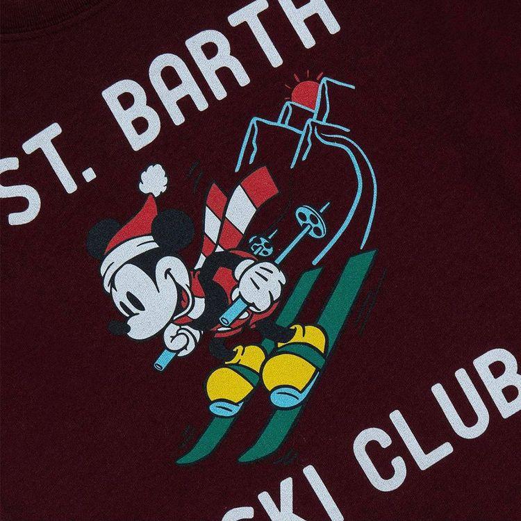 MC2 SAINT BARTH Mickey Ski Club bordo dječija majica