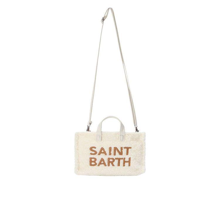 MC2 SAINT BARTH Teddy Phone Bag mliječno bijela ženska torba