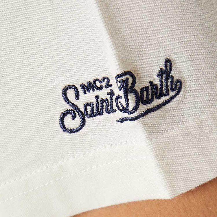 MC2 SAINT BARTH bijela muška majica