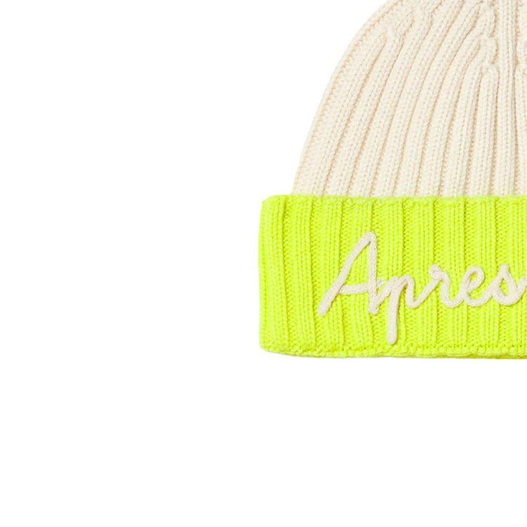 MC2 SAINT BARTH fluo žuta muška pletena kapa