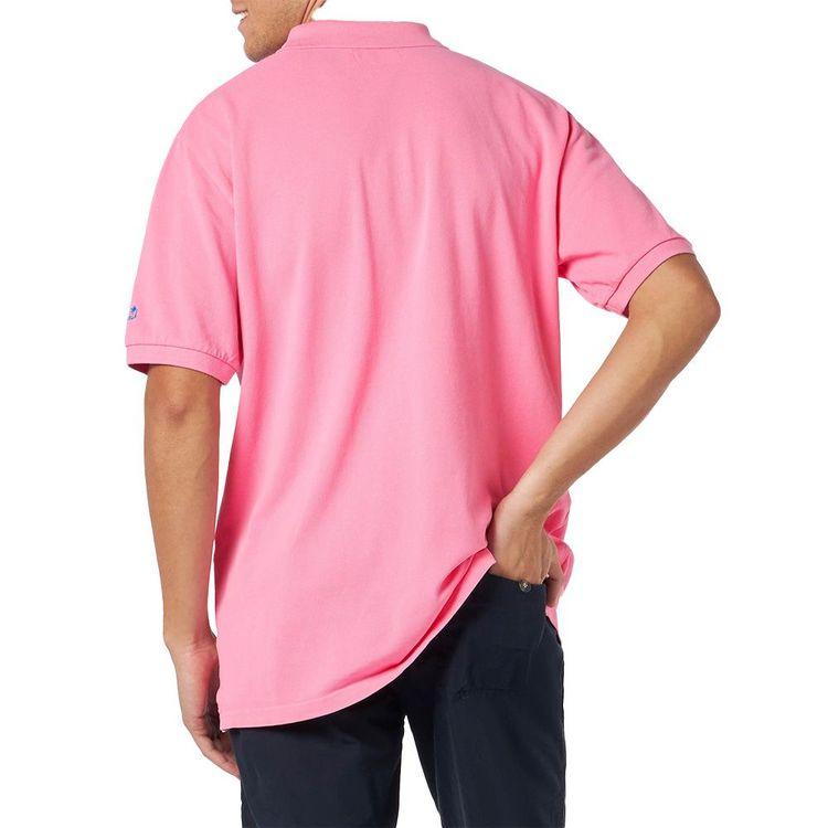 MC2 SAINT BARTH roza polo muška majica sa izvezenom palmom