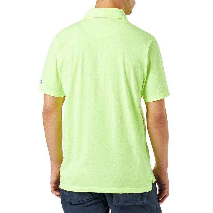 MC2 SAINT BARTH fluo-žuta polo muška majica sa izvezenom palmom