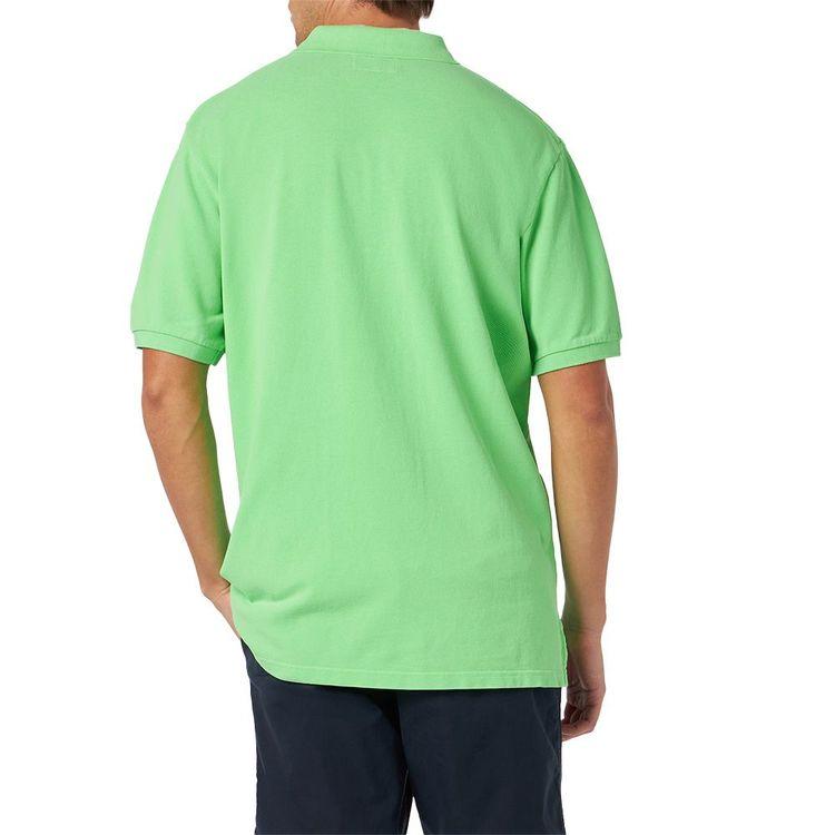 MC2 SAINT BARTH fluo-zelena polo muška majica sa izvezenom palmom