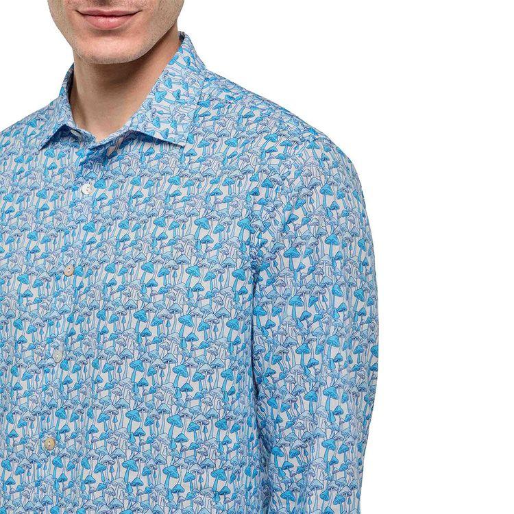 MC2 SAINT BARTH muška košulja na plave pečurke