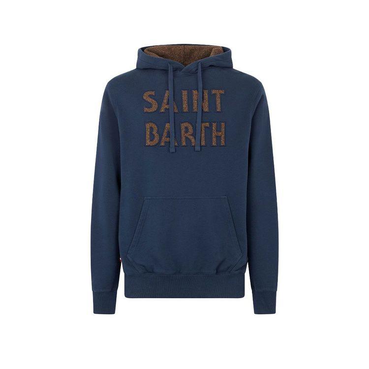 MC2 SAINT BARTH teget muški duks sa kapuljačom