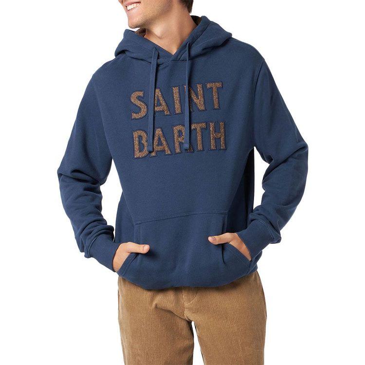 MC2 SAINT BARTH teget muški duks sa kapuljačom