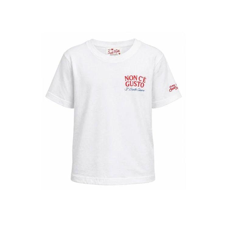 MC2 SAINT BARTH bijela dječija majica "Non c'è gusto"
