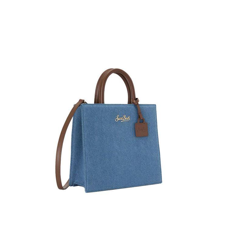 MC2 SAINT BARTH Shop bag midi denim torba