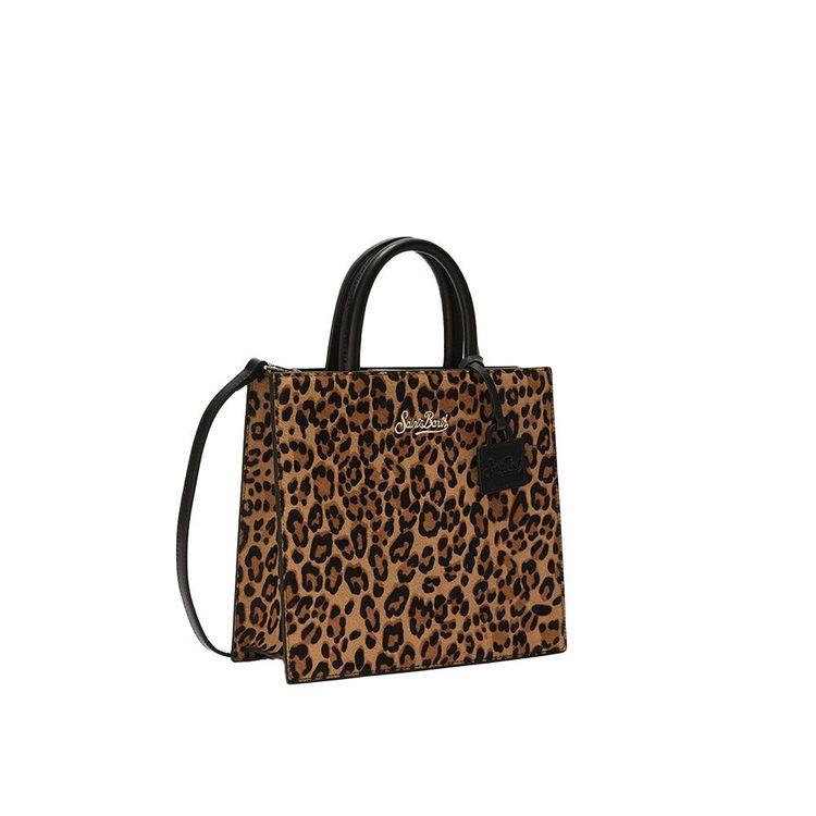 MC2 SAINT BARTH Shop bag midi leopard torba