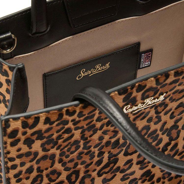 MC2 SAINT BARTH Shop bag midi leopard torba