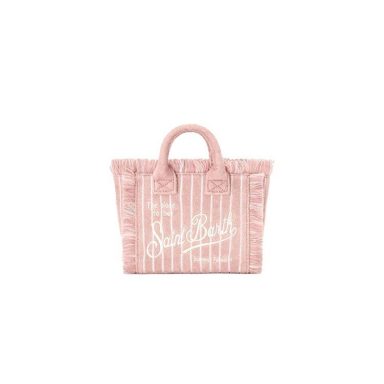 MC2 SAINT BARTH Vanity Mini Terry roza prugasta torba