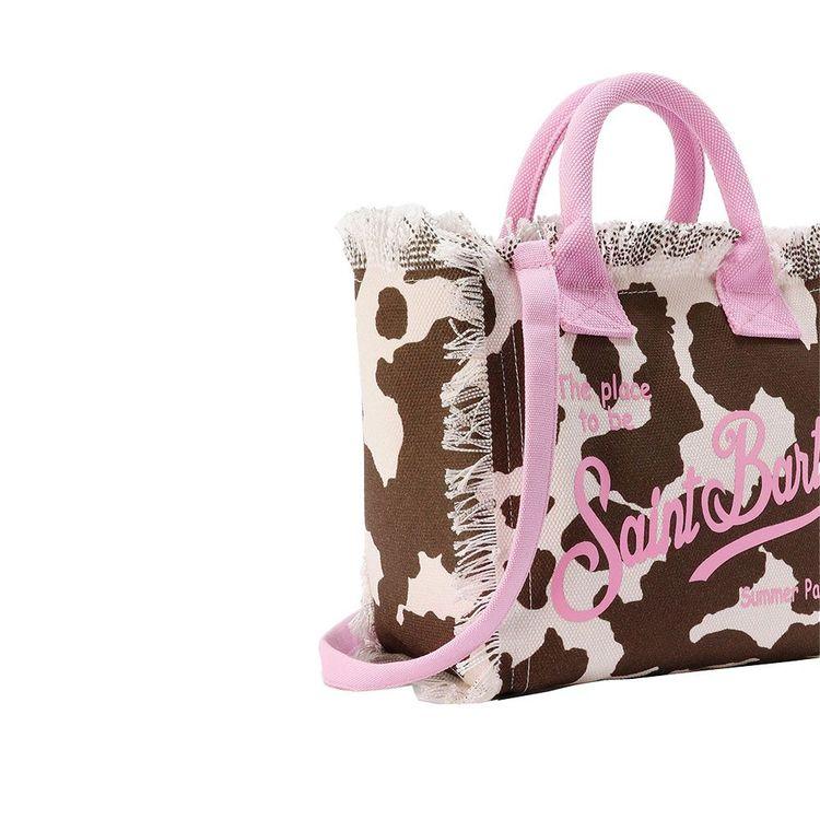 MC2 SAINT BARTH Colette cow print lanena torba