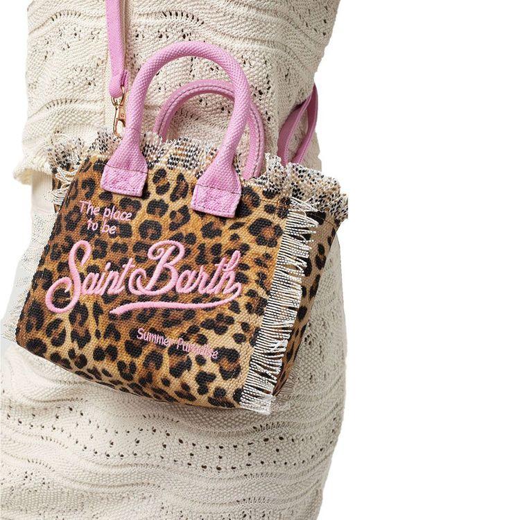 MC2 SAINT BARTH Vanity mini leopard print torba