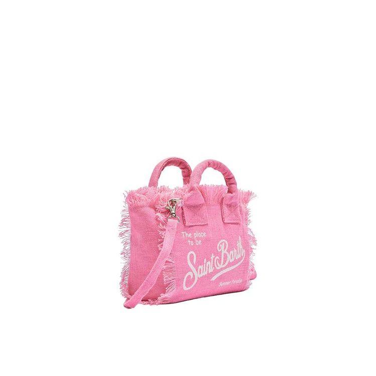 MC2 SAINT BARTH Vanity Mini roza lanena torba