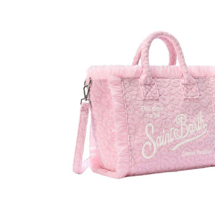 MC2 SAINT BARTH Colette roze torba od frotira