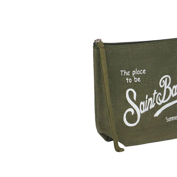 MC2 SAINT BARTH Aline maslinasti laneni neseser
