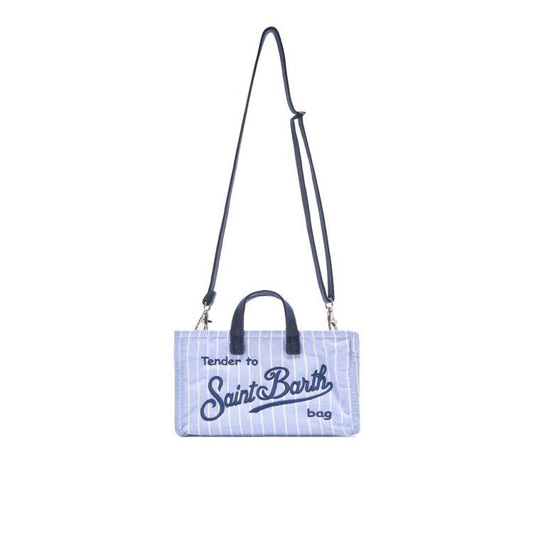 MC2 SAINT BARTH Phone Bag plava prugasta torba