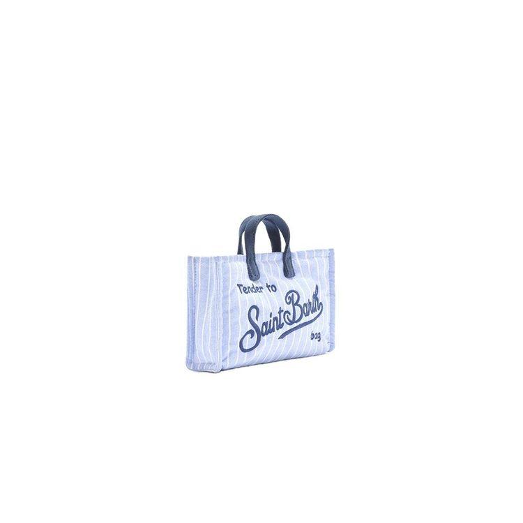 MC2 SAINT BARTH Phone Bag plava prugasta torba