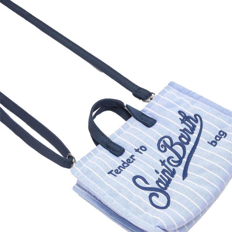 MC2 SAINT BARTH Phone Bag plava prugasta torba