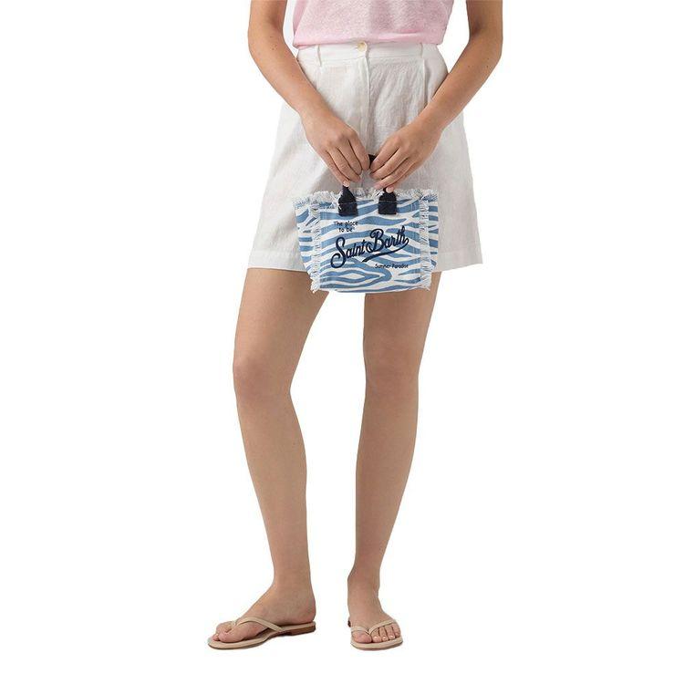 MC2 SAINT BARTH Vanity Mini torba sa zebra printom